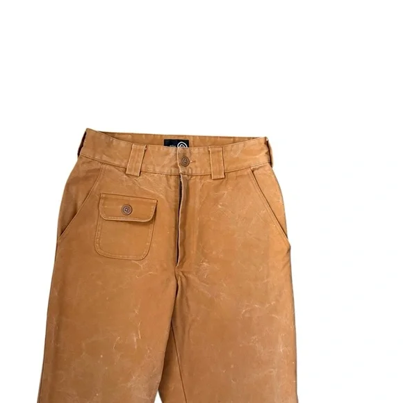 RARE S2W8 Made in USA Heavy Cotton Durable Pants Beige Size 30